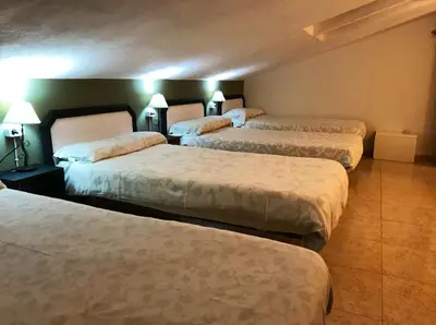 Cama o camas de una habitación en Spacious Villa in Alforja with Private Pool, Mountain View