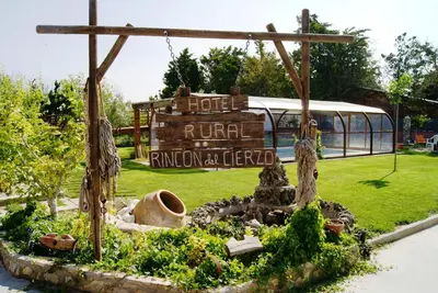 Jardín al aire libre en Rincon Del Cierzo