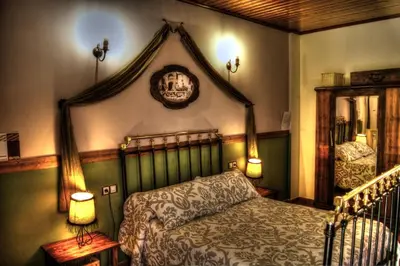 Cama o camas de una habitación en Rincon Del Cierzo