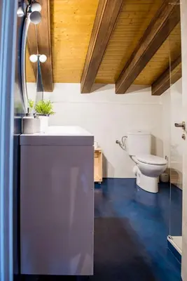 Un baño de El celler de Cal Garriga