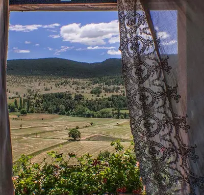 Paisaje cerca of this country house