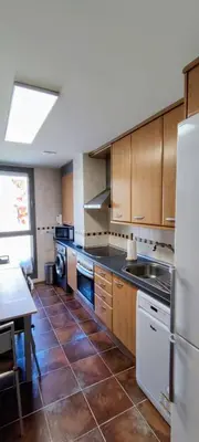 Una cocina o zona de cocina en Apartamento Pirineo Aragonés