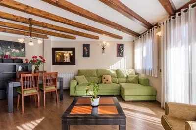 Zona de estar de Hotel Flor De Neu