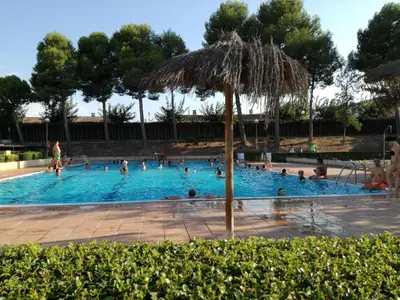 Piscina en o cerca de Camping Fayón Fishing