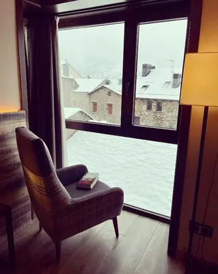 Zona de estar de Hotel Boutique La Neu