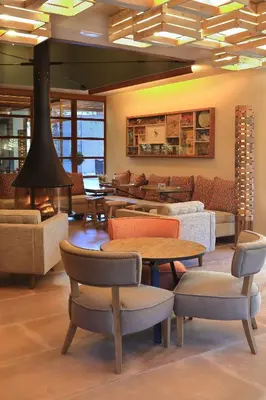 Zona de estar de Hotel Boutique La Neu