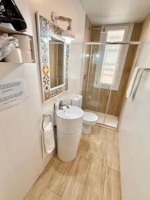 Un baño de Apartamento Vive Zaragoza
