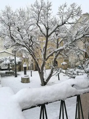Casa Albano en invierno
