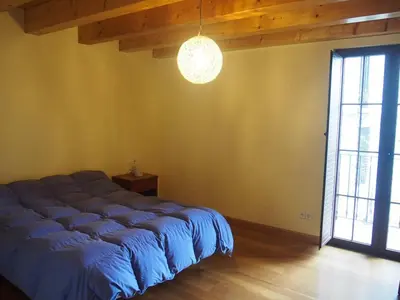 Cama o camas de una habitación en Aisa Casa Simon