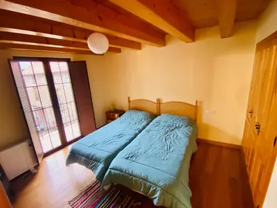Cama o camas de una habitación en Aisa Casa Simon