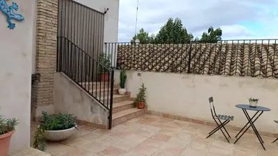 Un balcón o terraza de Apartamentos La Venta del Rome