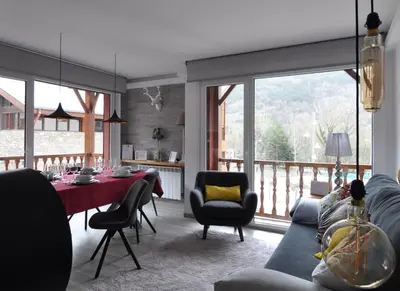 Zona de estar de UP BENASQUE FLOR de NIEVE
