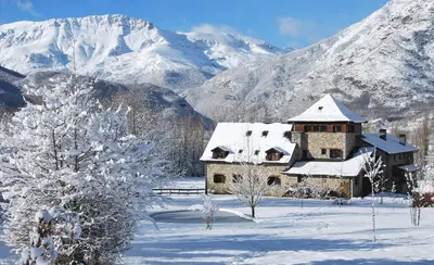 Hotel Selba d'Ansils en invierno