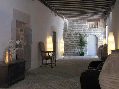 Zona de estar de Hotel Roncesvalles