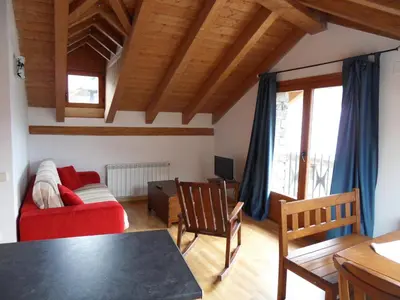Zona de estar de Pensió i Apartaments la Bordeta