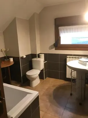 Un baño de La Rectoria
