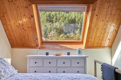 Cama o camas de una habitación en Magnífico Ático Duplex con vistas a la montaña