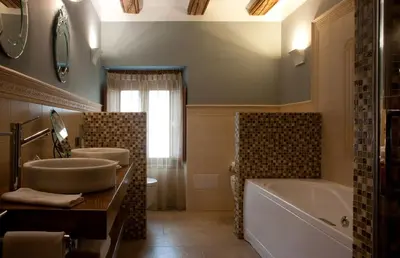 Un baño de Hospederia Chapitel