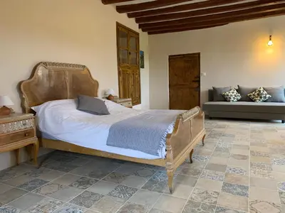 Cama o camas de una habitación en Casa Lascorz