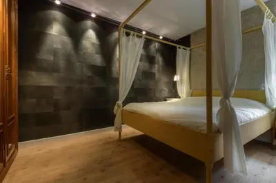Cama o camas de una habitación en Panticosa Brazato