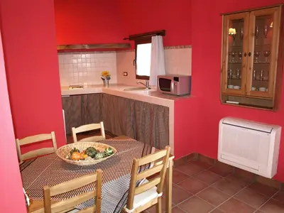 Una cocina o zona de cocina en Apartamentos Rurales Camino del Cid
