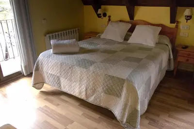 Cama o camas de una habitación en Hotel Saueth