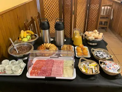 Comida en o cerca de este hostal o pensión