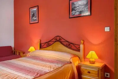Cama o camas de una habitación en Hostal Kimboa