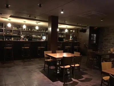 El salón o zona de bar de Hostal Rural Haizea