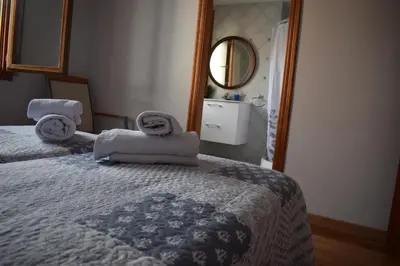 Cama o camas de una habitación en Apartamento Belmecher