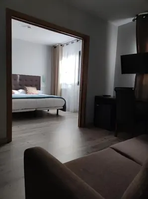 Cama o camas de una habitación en El Capricho de Arguis