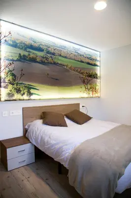 Cama o camas de una habitación en El Capricho de Arguis