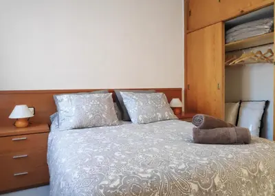 Cama o camas de una habitación en EVA & TRAVEL - Cal Marcel Prades