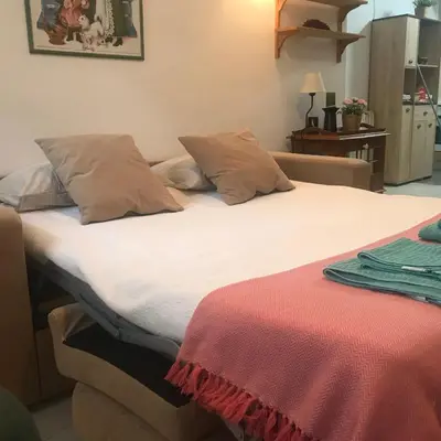 Cama o camas de una habitación en Blanchard Benas
