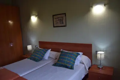 Cama o camas de una habitación en Casa con vistas al lago y con piscina - Casó Nou