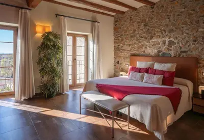 Cama o camas de una habitación en Cal Barber