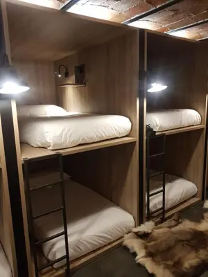 Cama o camas de una habitación en Amaroq Explorers BaseCamp