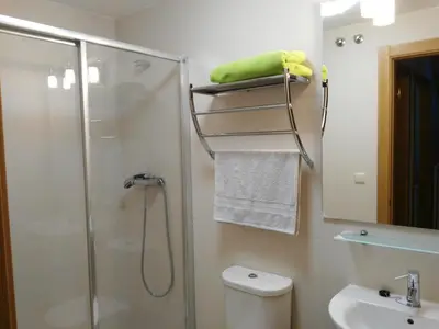 Un baño de Apartamento turistico Olite