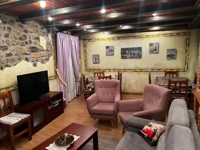 Una televisión o centro de entretenimiento en CASA PELENTOS Sandinies