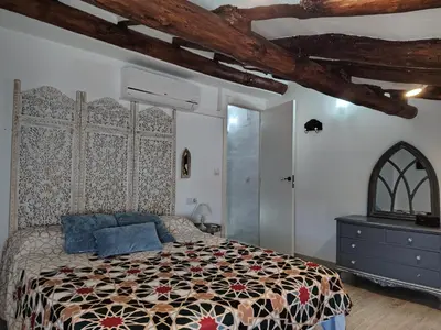 Cama o camas de una habitación en Alma Mudéjar Casa Rural