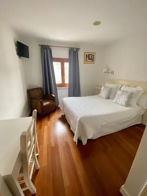 Cama o camas de una habitación en Hotel Casa Socotor