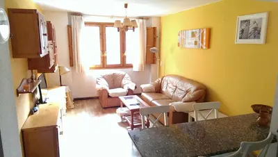 Zona de estar de Apartamento en Sallent de Gallego