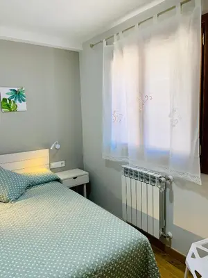 Cama o camas de una habitación en Apartamentos Maladeta