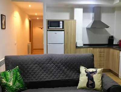 Una cocina o zona de cocina en Apartamentos Maladeta