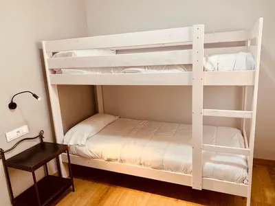 Cama o camas de una habitación en Apartamentos Maladeta