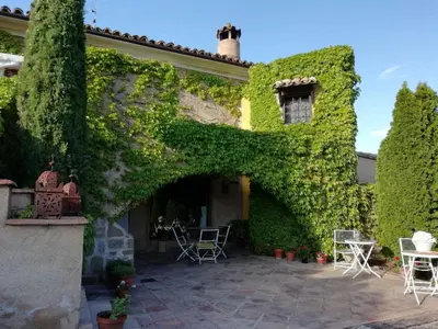 Jardín al aire libre en Hotel La Posada de Lalola