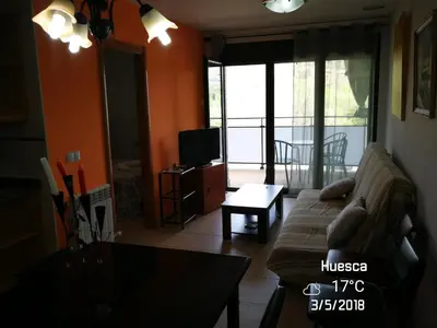 Zona de estar de Apartamento rural Escarla 2-2