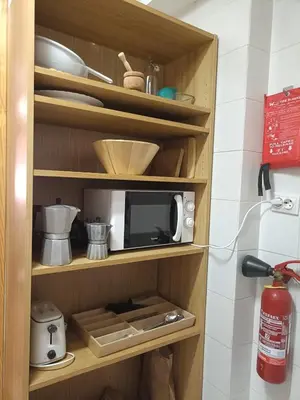 Una cocina o zona de cocina en Apartamento Canfranc