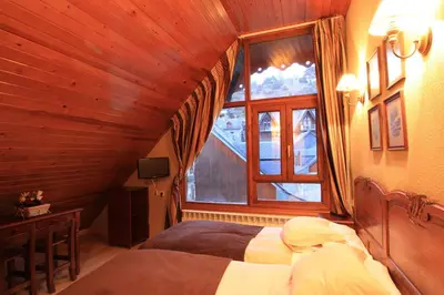 Cama o camas de una habitación en Hotel-Aparthotel El Reyno