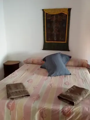 Cama o camas de una habitación en Loft Castelló